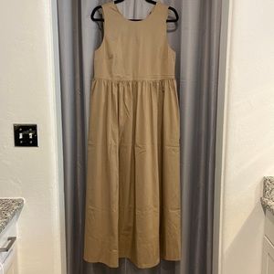 Banana Republic Khaki Maxi Dress Size 8